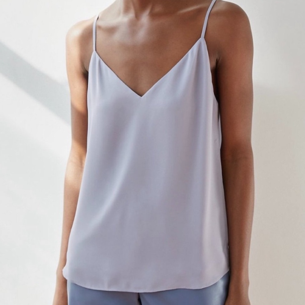 Babaton v-neck purple/grey everly cami blouse - Picture 2 of 7